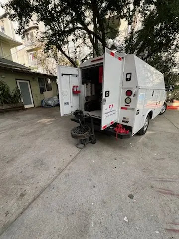 Magnet Plumbing service vehicle on-site for Water Heater Repair in Revell Downs